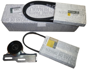 ZESTAW PASKA KLINOWEGO RENAULT CLIO III MODUS 1.5 DCI 7701477565 ORYGINAŁ