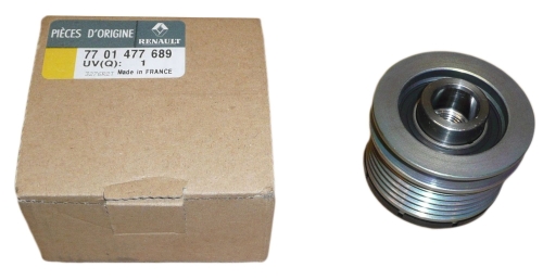 KOŁO SPRZĘGŁO ALTERNATORA RENAULT MEGANE II 1.4 16V 7701477689 ORYGINAŁ