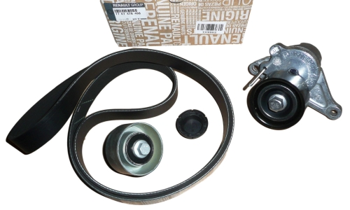 ZESTAW PASKA KLINOWEGO RENAULT KOLEOS 2.0 DCI 7701478498 ORYGINAŁ