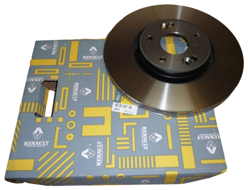 TARCZA HAMULCOWA RENAULT LAGUNA II PRZÓD 8200007122 ORYGINAŁ