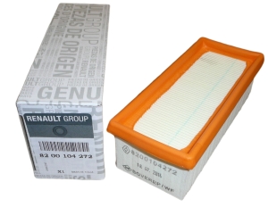 FILTR POWIETRZA RENAULT CLIO II KANGOO I 8200104272 ORYGINAŁ