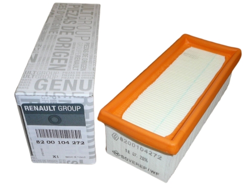FILTR POWIETRZA RENAULT CLIO II KANGOO I 8200104272 ORYGINAŁ