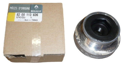 KOŁO SPRZĘGŁO ALTERNATORA RENAULT CLIO II III 8200113636 ORYGINAŁ