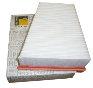 FILTR POWIETRZA RENAULT MEGANE II SCENIC II 8200302666 ORYGINAŁ