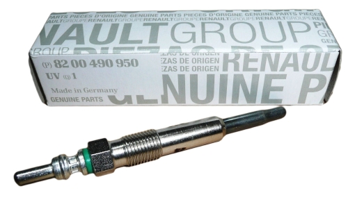 ŚWIECA ŻAROWA RENAULT DACIA 1.5 DCI 1.9 DCI 8200490950 ORYGINAŁ
