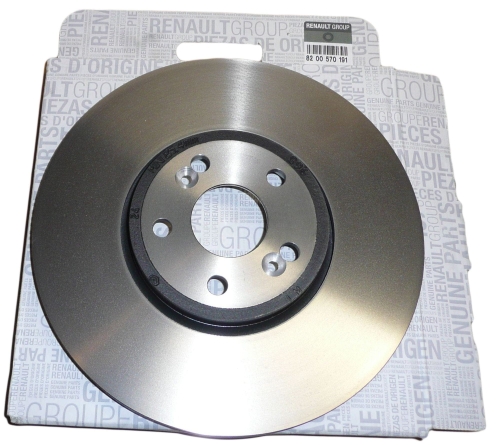 TARCZA HAMULCOWA RENAULT ESPACE IV PRZÓD 8200570191 ORYGINAŁ