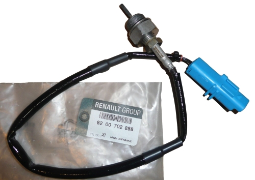 CZUJNIK TEMPERATURY SPALIN RENAULT 1.9 DCI 8200702888 ORYGINAŁ