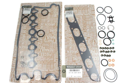 USZCZELKI SILNIKA RENAULT MASTER II TRAFIC II 2.5 DCI 7701477813 ORYGINAŁ