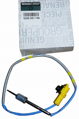 CZUJNIK TEMPERATURY SPALIN RENAULT ESPACE IV LAGUNA III 2.0 DCI 8200941746 ORYGINAŁ