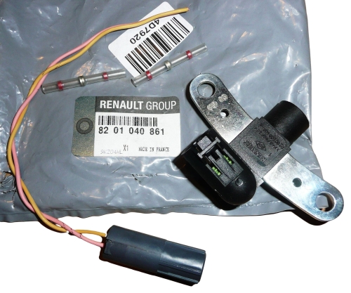 CZUJNIK POŁOŻENIA WAŁU KORBOWEGO RENAULT MODUS 1.5 DCI 8201040861 ORYGINAŁ
