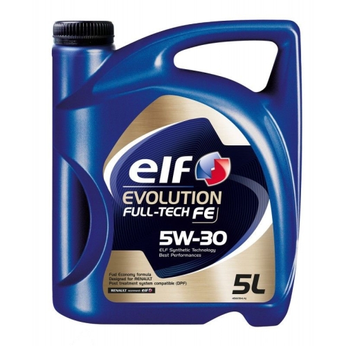 OLEJ SILNIKOWY ELF 5W30 EVOLUTION FULL-TECH FE 5L RENAULT