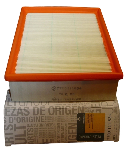 FILTR POWIETRZA RENAULT LAGUNA II ESPACE IV 7700111834 ORYGINAŁ