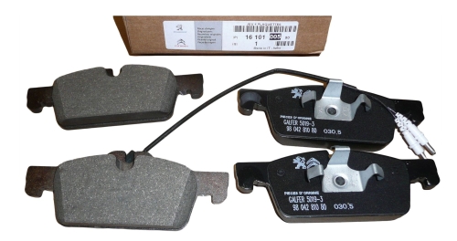 KLOCKI HAMULCOWE PRZÓD PEUGEOT 508 1610100580 ORYGINAŁ