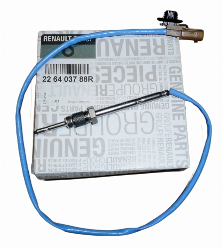 CZUJNIK TEMPERATURY SPALIN RENAULT KANGOO II 1.5 DCI 226403788R ORYGINAŁ