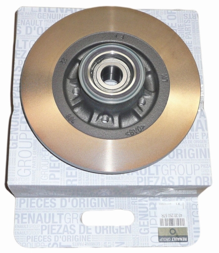 TARCZA HAMULCOWA RENAULT KANGOO II TYŁ 432025057R ORYGINAŁ