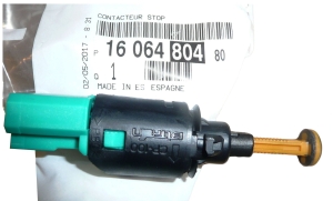 WŁĄCZNIK ŚWIATEŁ STOPU CITROEN C2 C3 308 1606480480 ORYGINAŁ