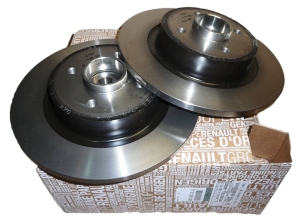 TARCZE HAMULCOWE SCENIC 99-03 TYŁ 7701206328 ORYGINAŁ