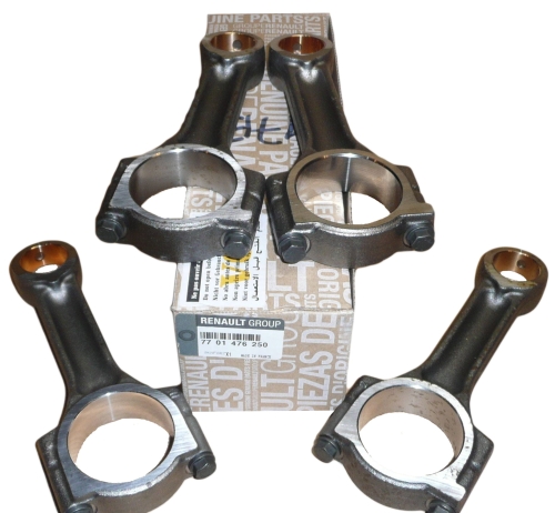 KORBOWODY KPL. RENAULT MEGANE II 1.9 DCI 7701476250 ORYGINAŁ