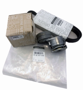 ZESTAW PASKA KLINOWEGO RENAULT MEGANE II III 2.0 7701477515 ORYGINAŁ