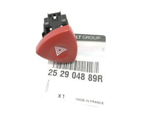 WŁĄCZNIK ŚWIATEŁ AWARYJNYCH RENAULT TRAFIC II ORYGINAŁ 252904889R