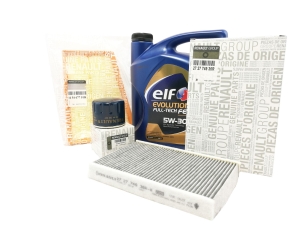 ZESTAW FILTRÓW OLEJ ELF 5W30 RENAULT FLUENCE 1.5 DCI ORYGINAŁ