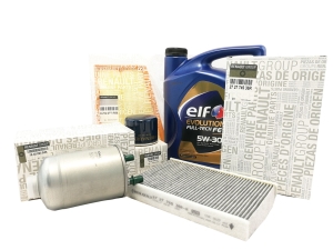 ZESTAW FILTRÓW OLEJ ELF 5W30 RENAULT FLUENCE 1.5 DCI ORYGINAŁ