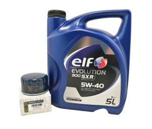 FILTR OLEJU OLEJ ELF 5W40 RENAULT FLUENCE 1.6 16V ORYGINAŁ