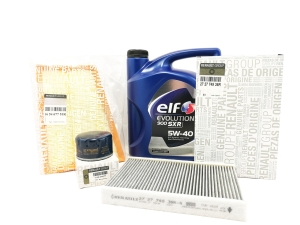 ZESTAW FILTRÓW RENAULT FLUENCE 1.6 16V ORYGINAŁ