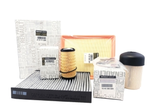 ZESTAW FILTRÓW RENAULT TRAFIC III 1.6 DCI ORYGINAŁ