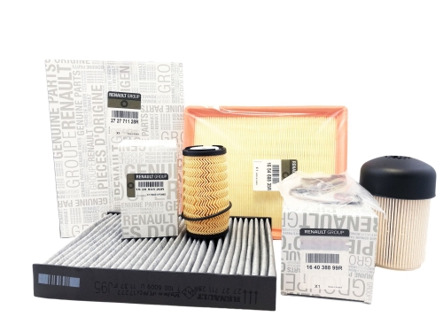 ZESTAW FILTRÓW RENAULT TRAFIC III 1.6 DCI ORYGINAŁ