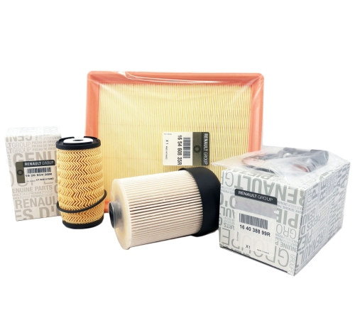 ZESTAW FILTRÓW RENAULT TRAFIC III 1.6 DCI ORYGINAŁ
