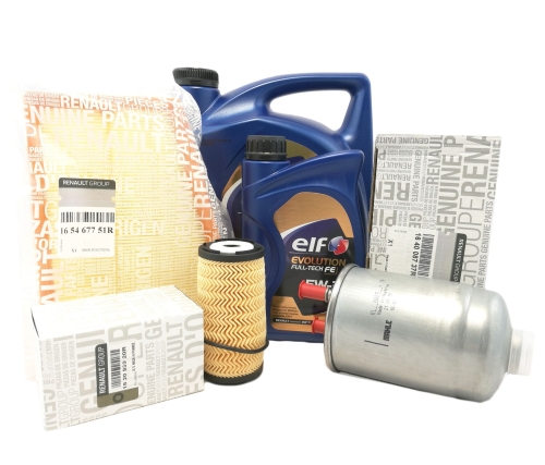 ZESTAW FILTRÓW RENAULT MEGANE III 1.6 DCI ORYGINAŁ