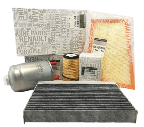 ZESTAW FILTRÓW RENAULT MEGANE III 1.6 DCI ORYGINAŁ