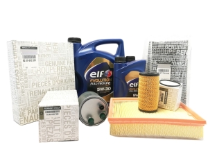 ZESTAW FILTRÓW RENAULT LAGUNA III 2.0 DCI ORYGINAŁ