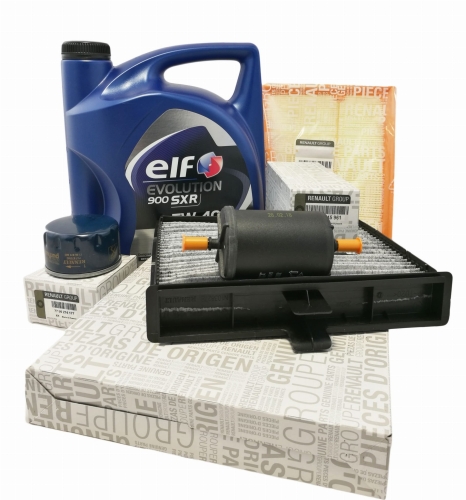 ZESTAW FILTRÓW RENAULT SCENIC II 1.6 16V ORYGINAŁ