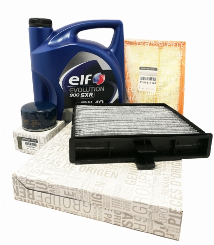 ZESTAW FILTRÓW RENAULT SCENIC II 1.6 16V ORYGINAŁ