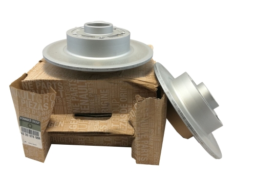 TARCZE HAMULCOWE KPL. RENAULT MEGANE III KOMBI SCENIC TYŁ 432007556R ORYGINAŁ