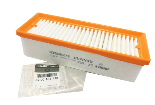 FILTR POWIETRZA DACIA DUSTER SANDERO 1.5 DCI 8200985420 ORYGINAŁ