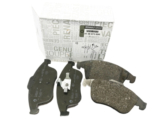 KLOCKI HAMULCOWE RENAULT LAGUNA III MEGANE III PRZÓD ORYGINAŁ 410607369R