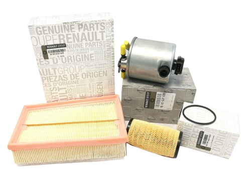 ZESTAW FILTRÓW RENAULT KOLEOS 2.0 DCI ORYGINAŁ