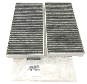 FILTR KABINOWY RENAULT LAGUNA III WĘGLOWY 272772951R ORYGINAŁ