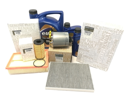 ZESTAW FILTRÓW RENAULT KOLEOS 2.0 DCI ORYGINAŁ