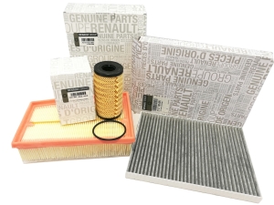 ZESTAW FILTRÓW RENAULT KOLEOS 2.0 DCI ORYGINAŁ