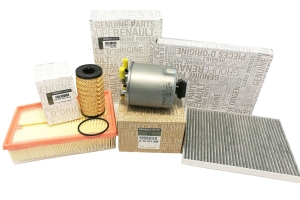 ZESTAW FILTRÓW RENAULT KOLEOS 2.0 DCI ORYGINAŁ