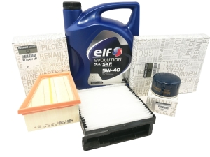 ZESTAW FILTRÓW OLEJ DACIA DUSTER 1.6 105KM ORYGINAŁ