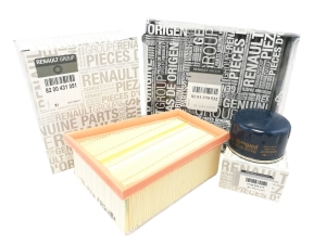 ZESTAW FILTRÓW DACIA DUSTER 1.6 105KM ORYGINAŁ