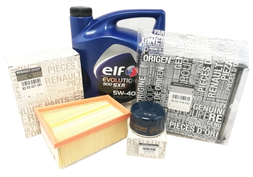 ZESTAW FILTRÓW OLEJ DACIA DUSTER 1.6 105KM ORYGINAŁ