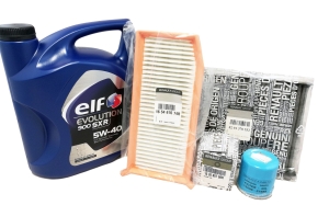 ZESTAW FILTRÓW OLEJ DACIA DUSTER I 1.6 SCE 115KM ORYGINAŁ