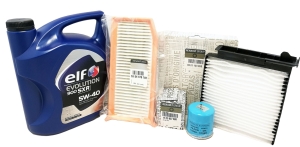 ZESTAW FILTRÓW OLEJ DACIA DUSTER I 1.6 SCE 115KM ORYGINAŁ