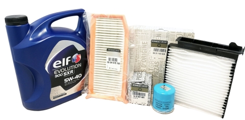 ZESTAW FILTRÓW OLEJ DACIA DUSTER 1.6 SCE 115KM ORYGINAŁ